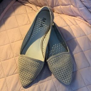 Tan Mia pointed toe flats